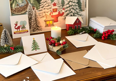 Note cards and Holiday Cards